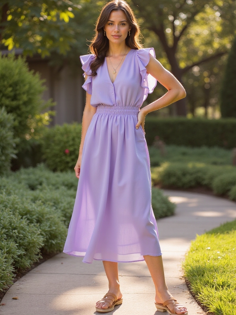 lightweight floral casual dresses