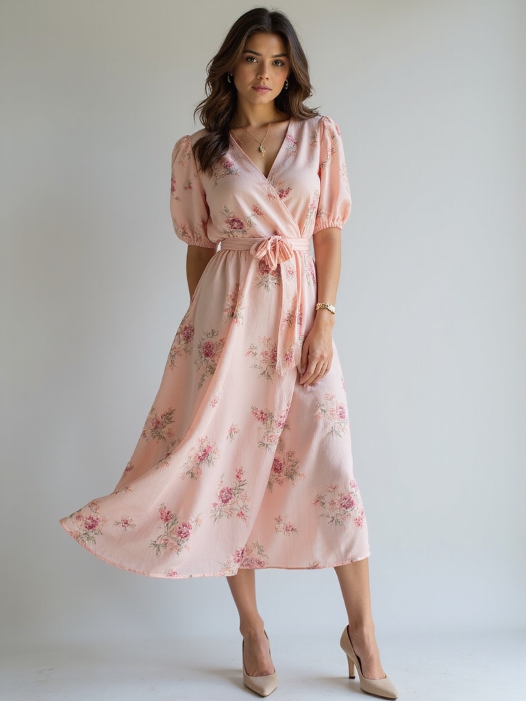 lightweight floral dress styles