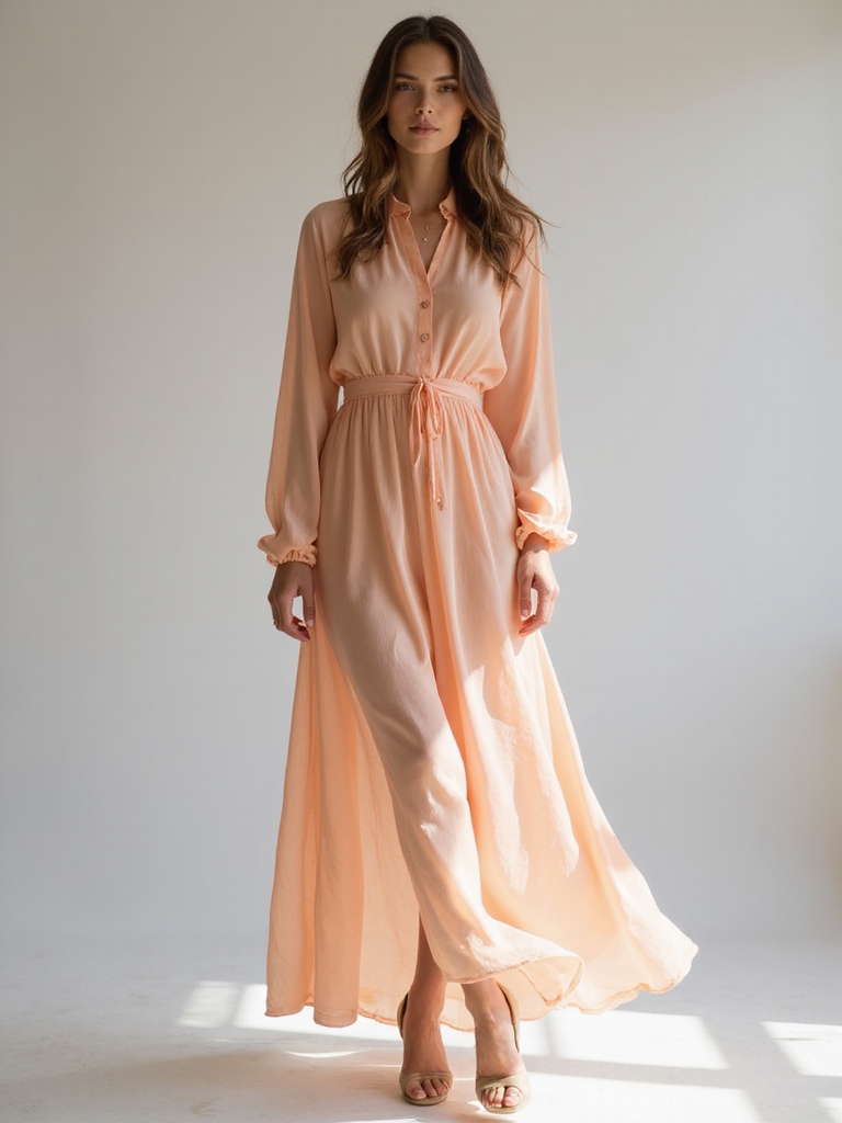 lightweight maxi dress elegance