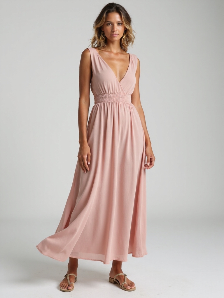lightweight maxi dress elegance