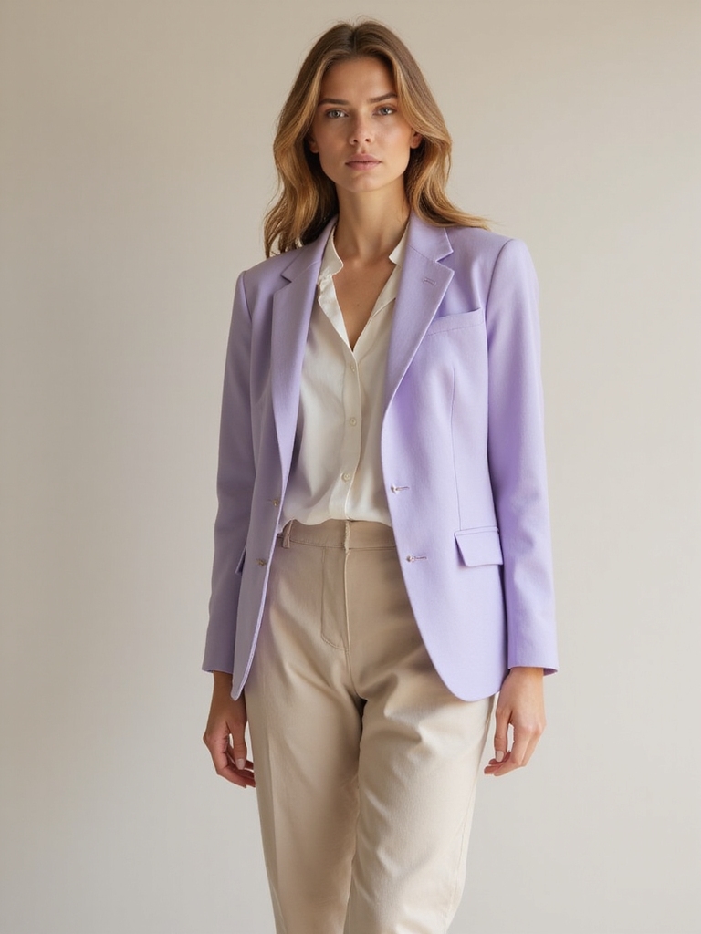 lightweight pastel blazers elevate