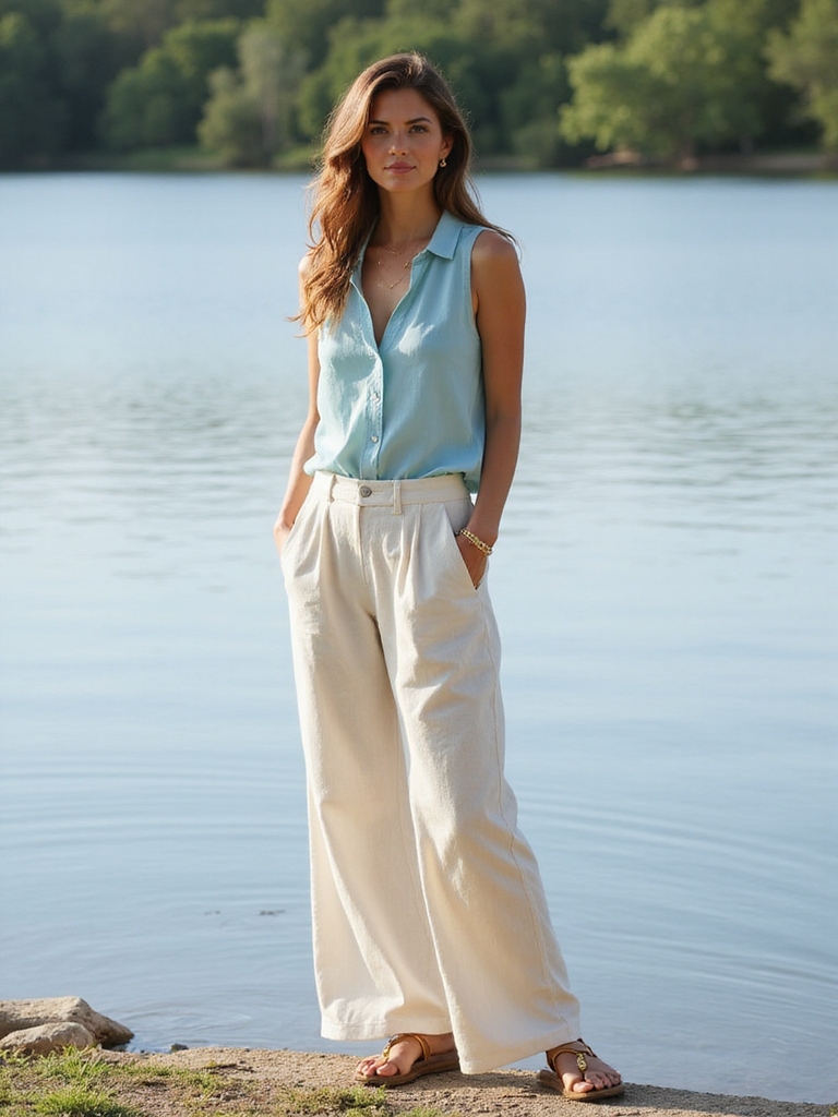 linen pants for summer style