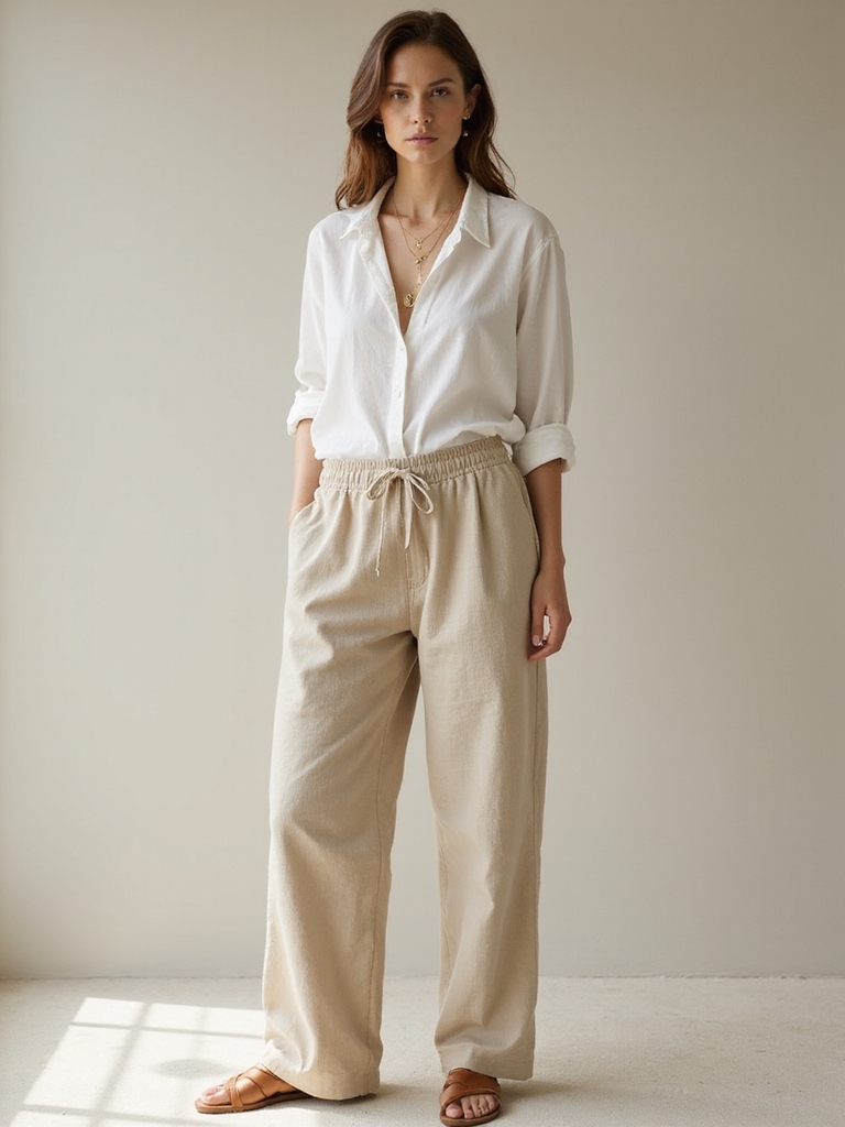 linen pants summer outfits