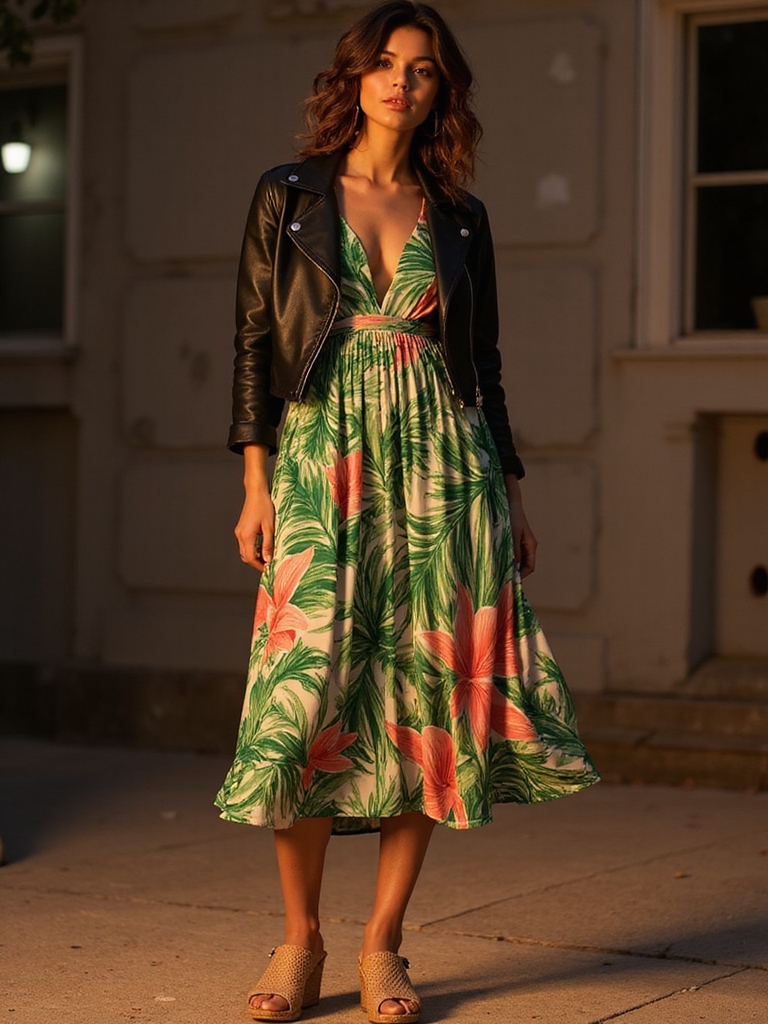mixing prints and textures