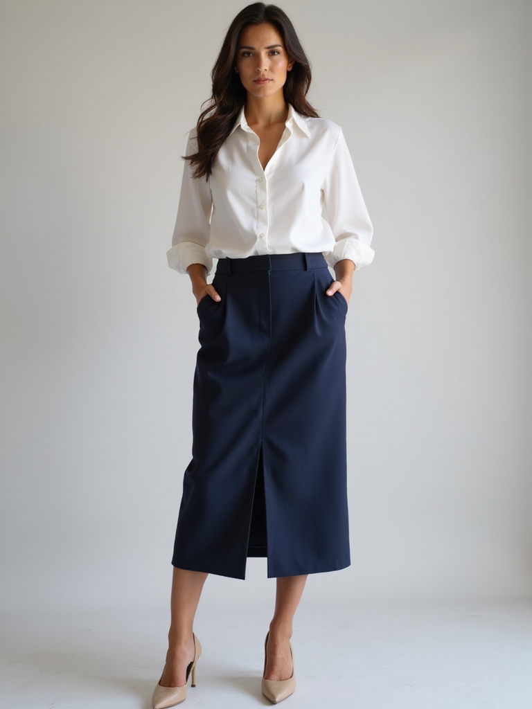 modern office midi styling