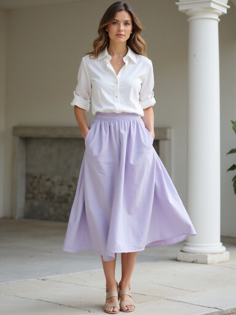 modest summer midi skirts