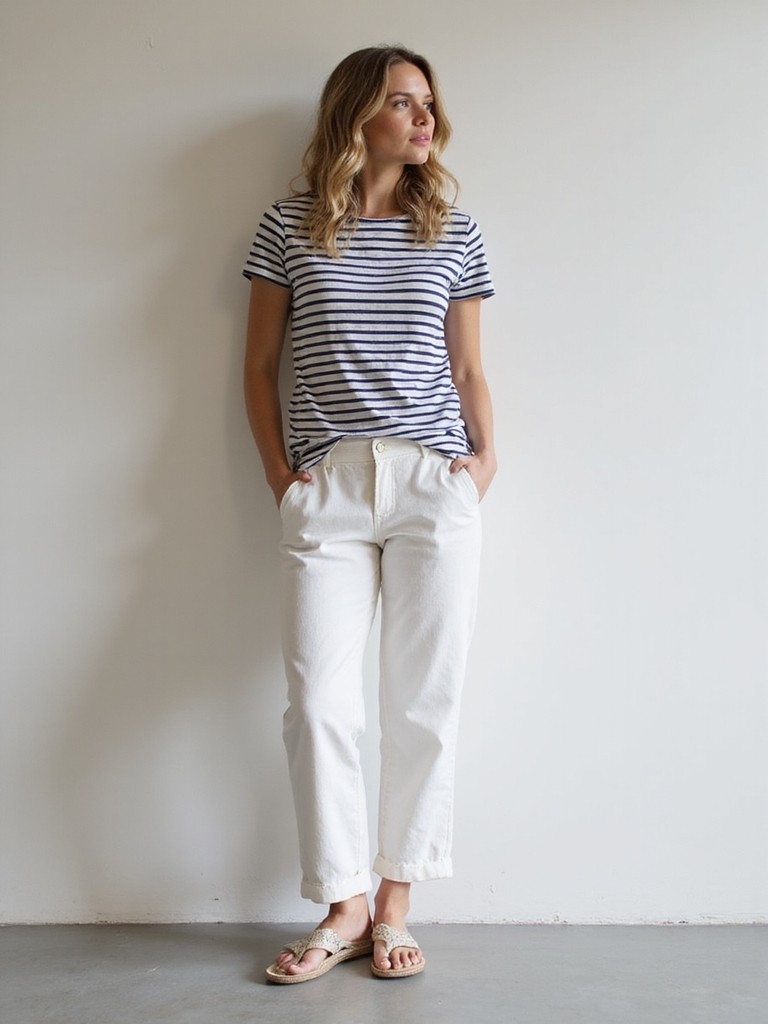 nautical flair with linen