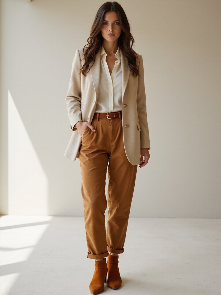 neutral palettes with autumn accents