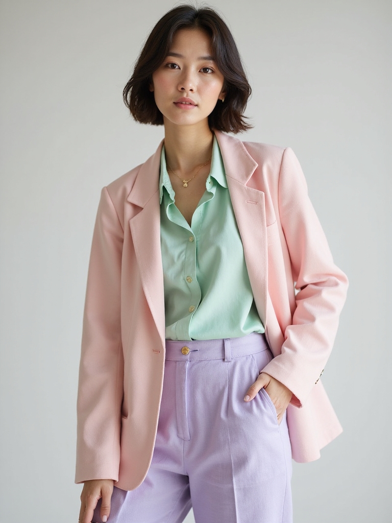 pastel color combinations chic