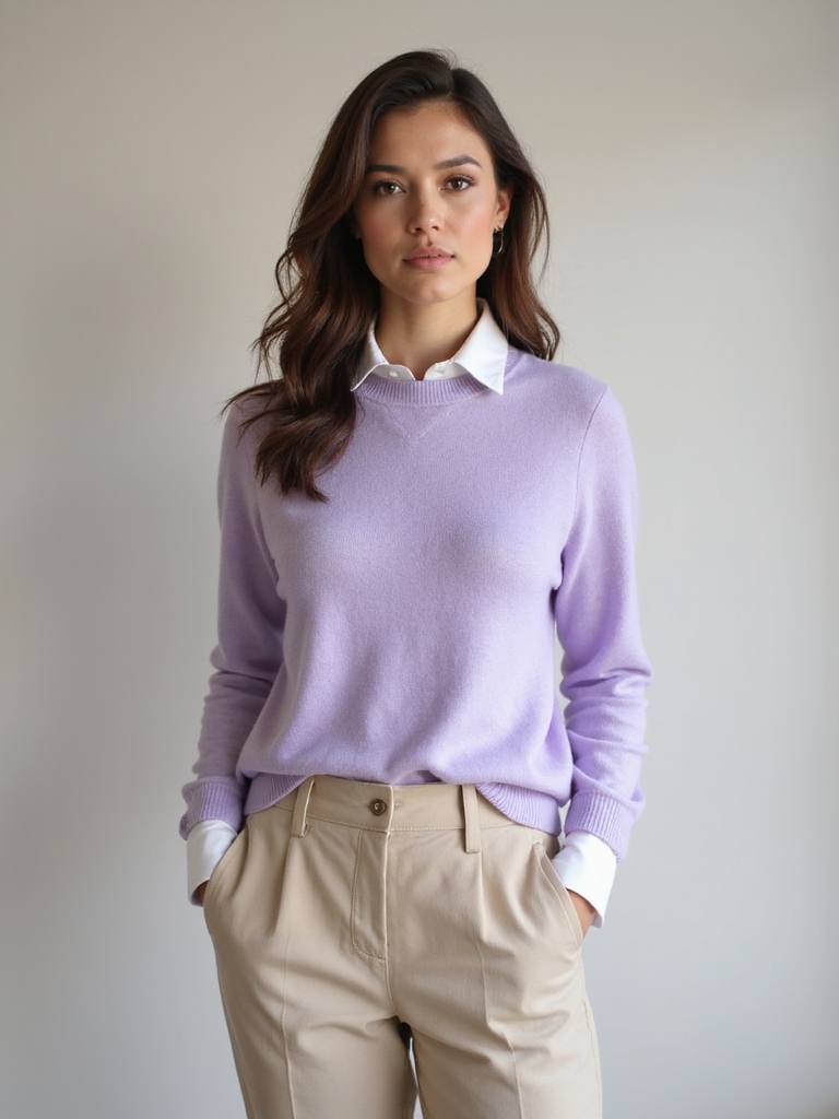 pastel layered spring style