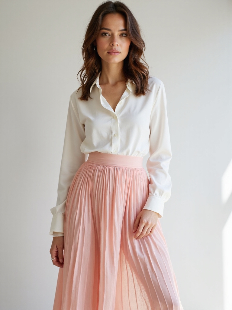 playful pleated skirt styling