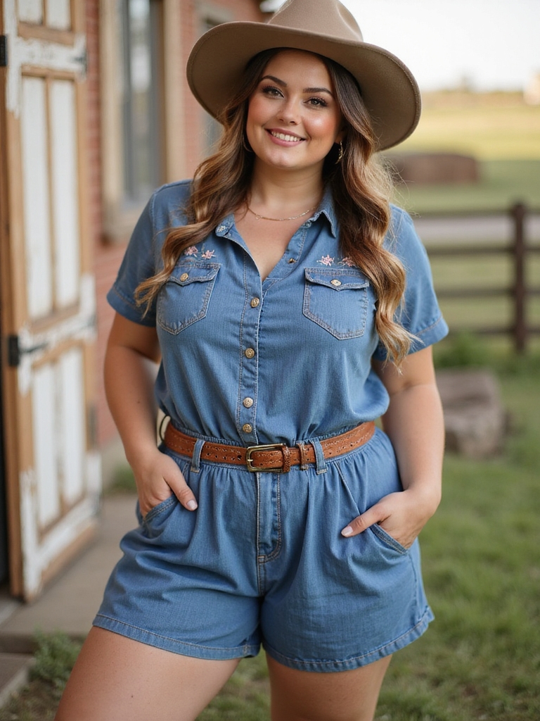 playful plus size western wear