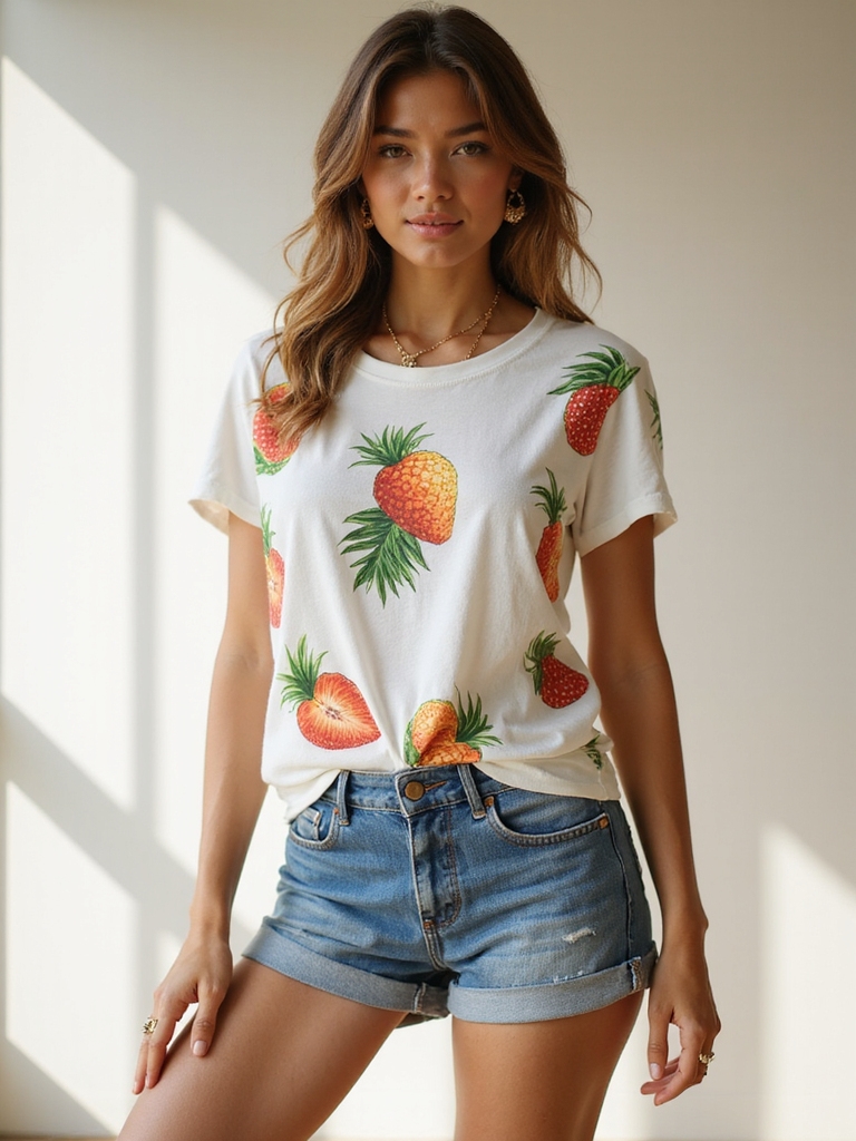 playful summer graphic tees