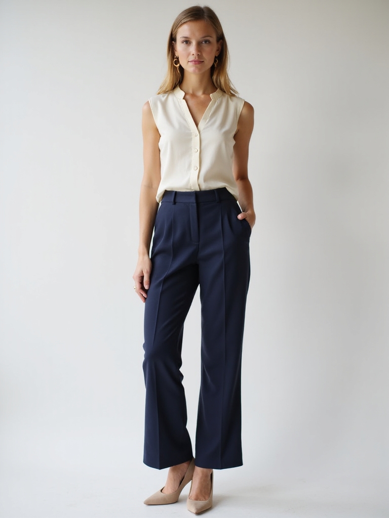 polished sleeveless tops summer