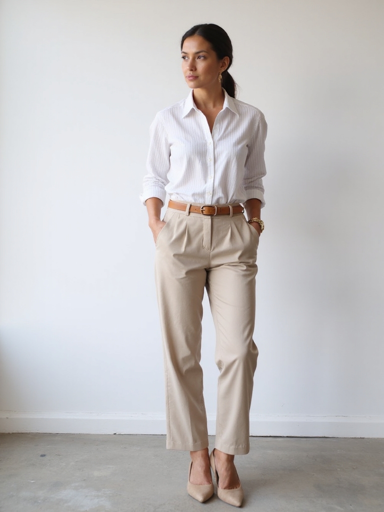 polished spring business casual