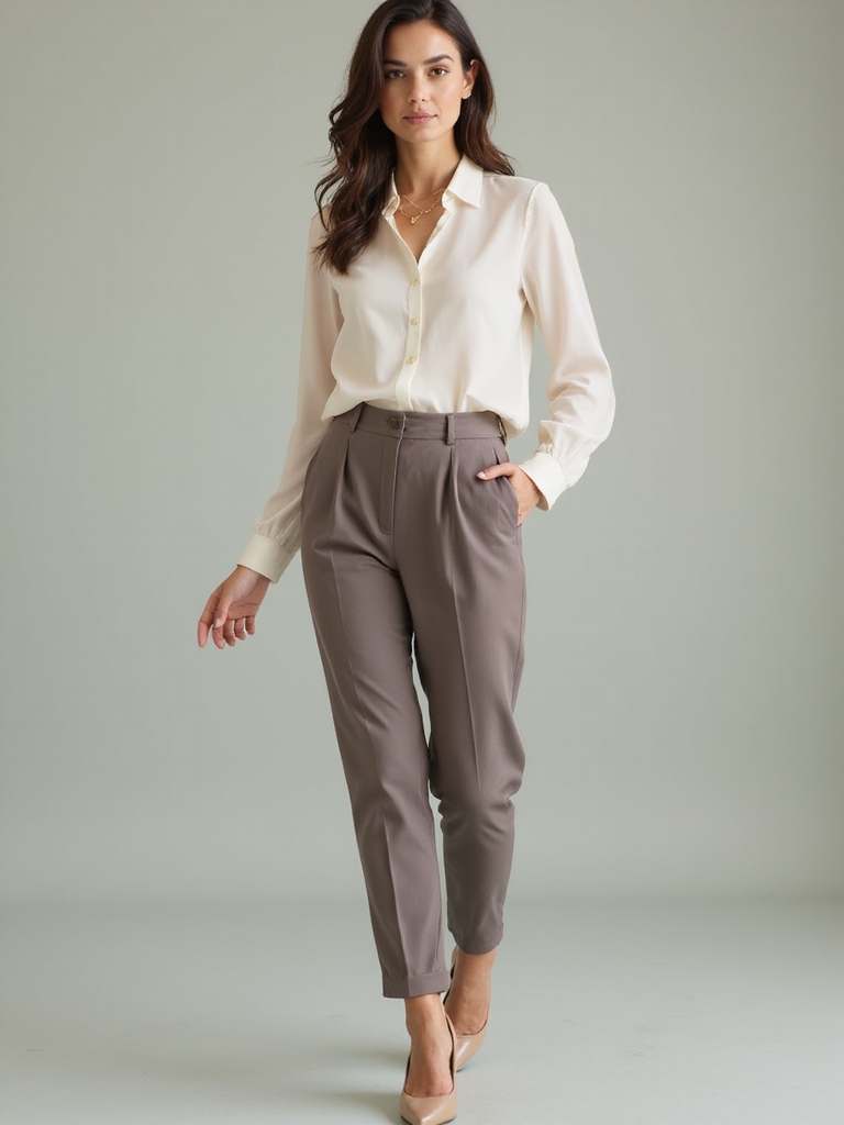 polished spring office outfit