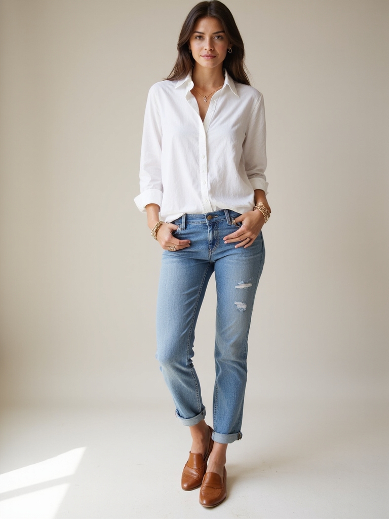 polished summer casual jeans