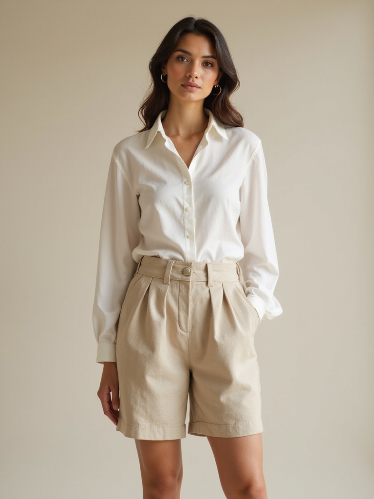 polished summer high waisted styling