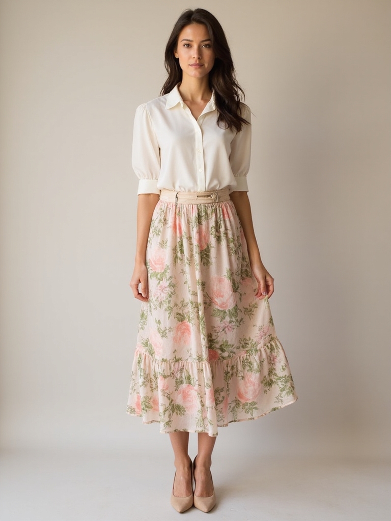 professional floral midi styles