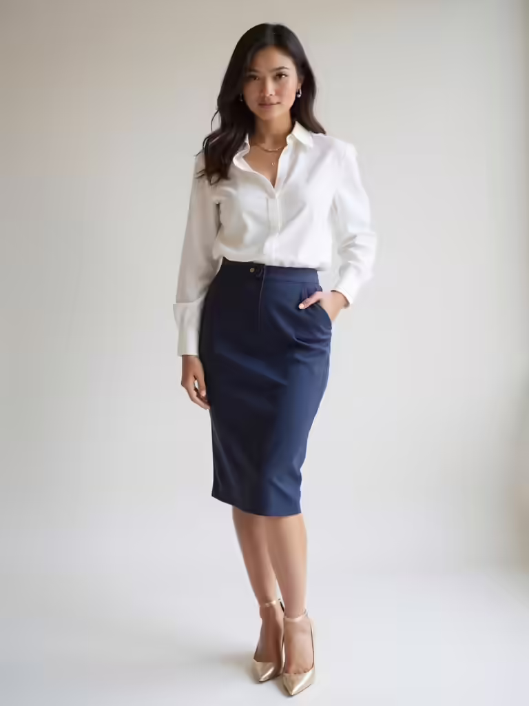 professional pencil skirt styles