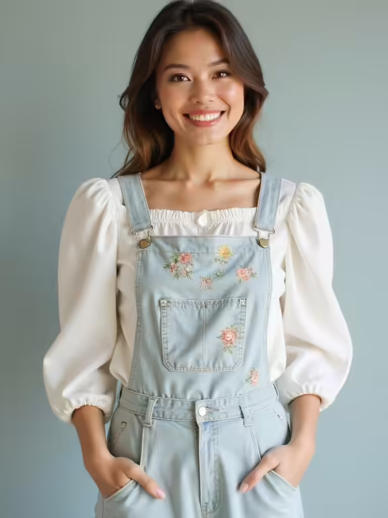 retro spring overall styles