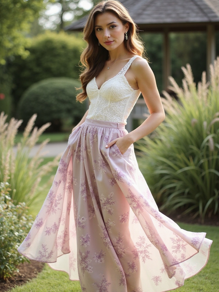 romantic pastel floral styling