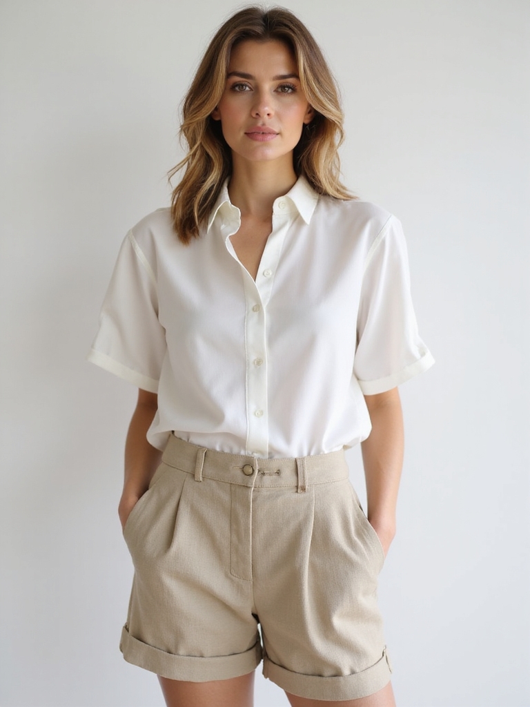 smart casual tailored shorts