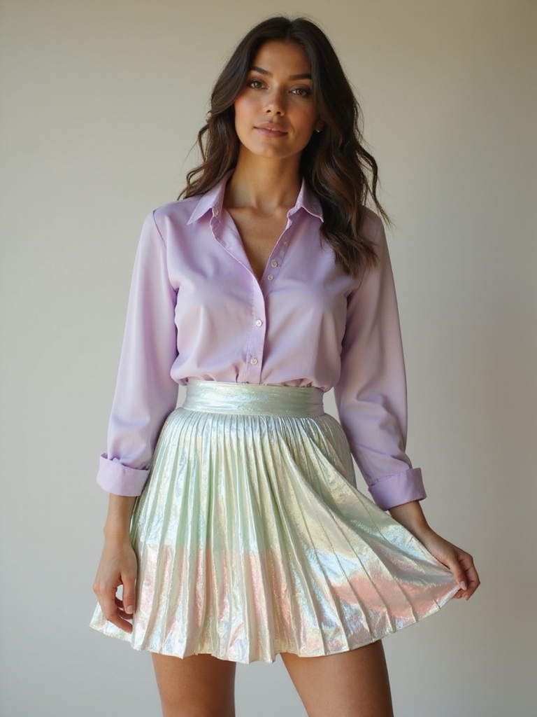 sparkling skirts for evenings