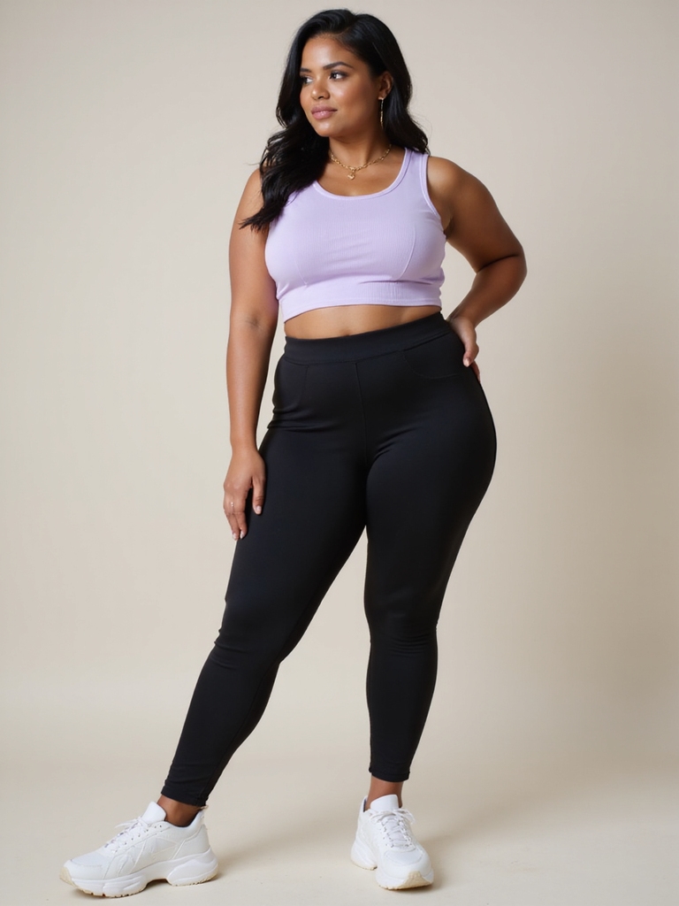 sporty plus size styling