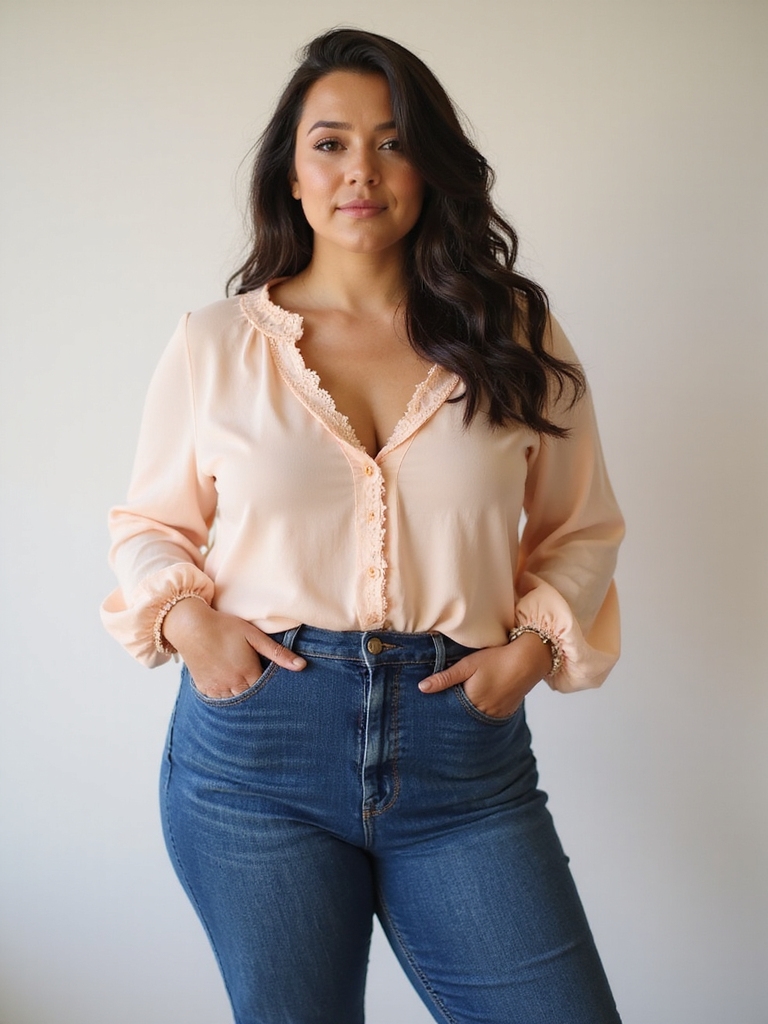 spring high waist jeans styling