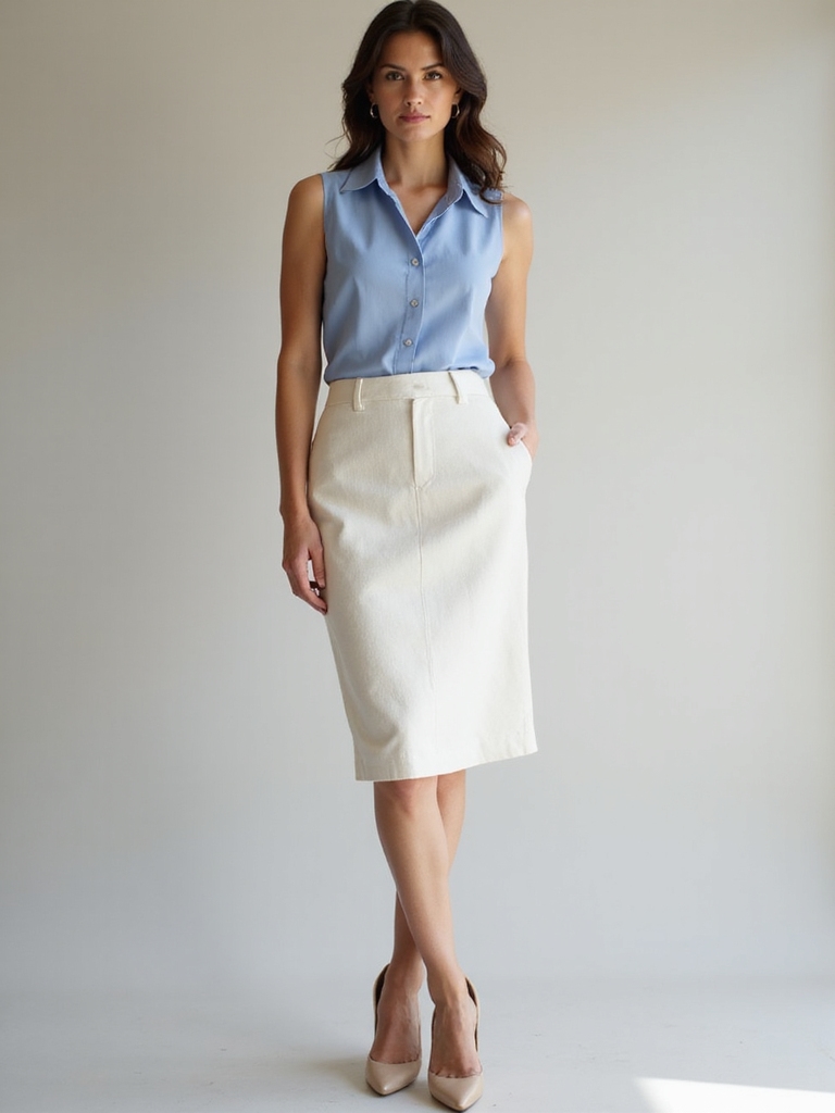 structured pencil skirts summer
