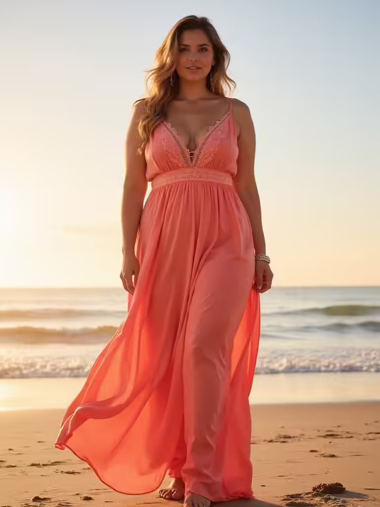 stylish beachwear for curves