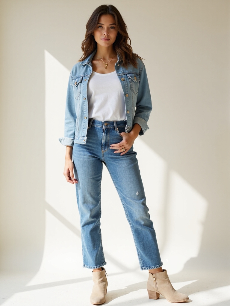 stylish denim for spring