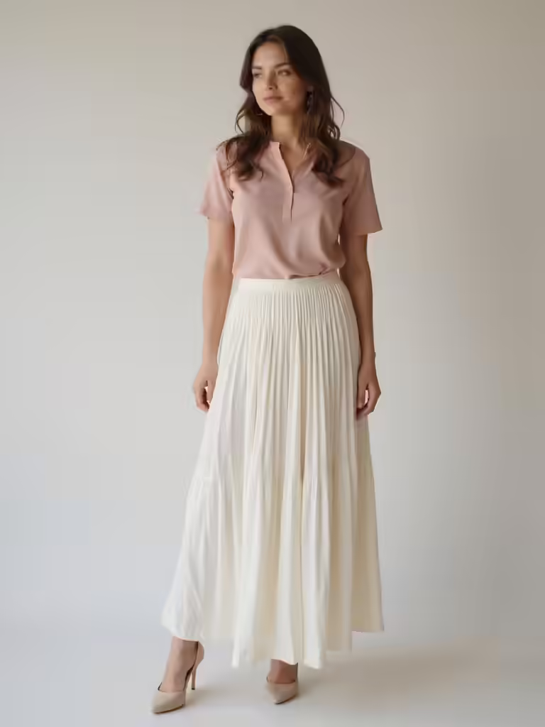 stylish long skirt ensembles