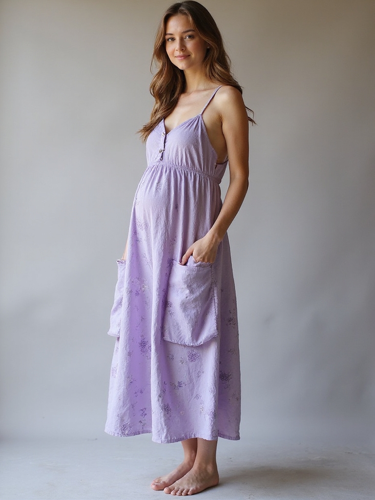 stylish maternity sundresses with pockets