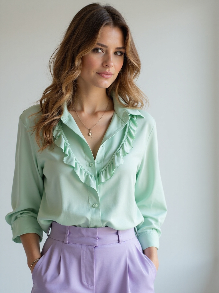 stylish pastel spring outfits