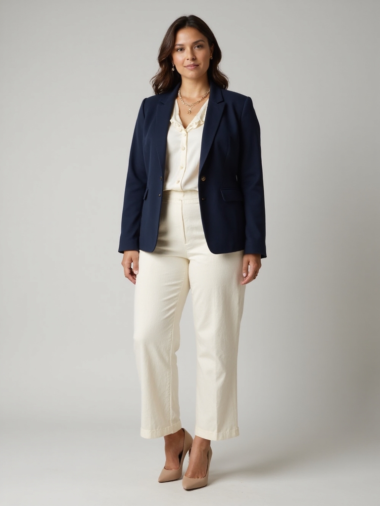 stylish plus size office wear