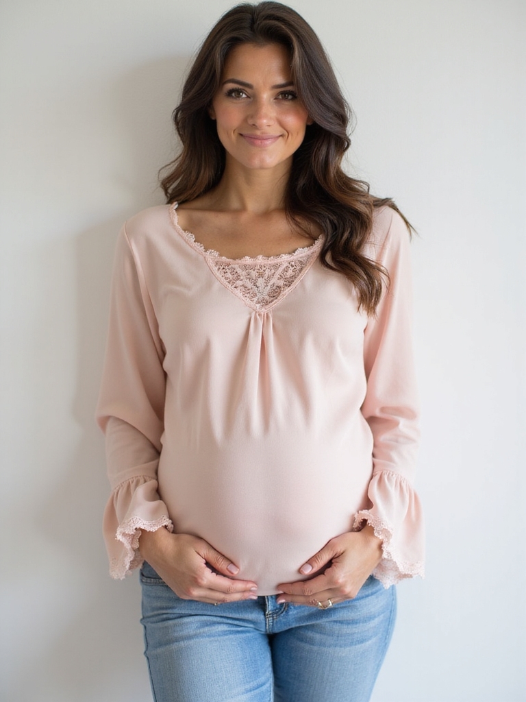 stylish stretchy maternity jeans