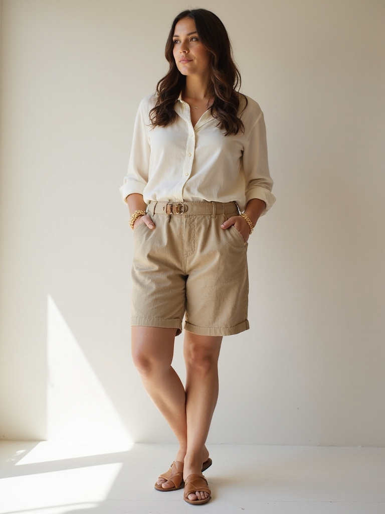 stylish summer high waisted shorts