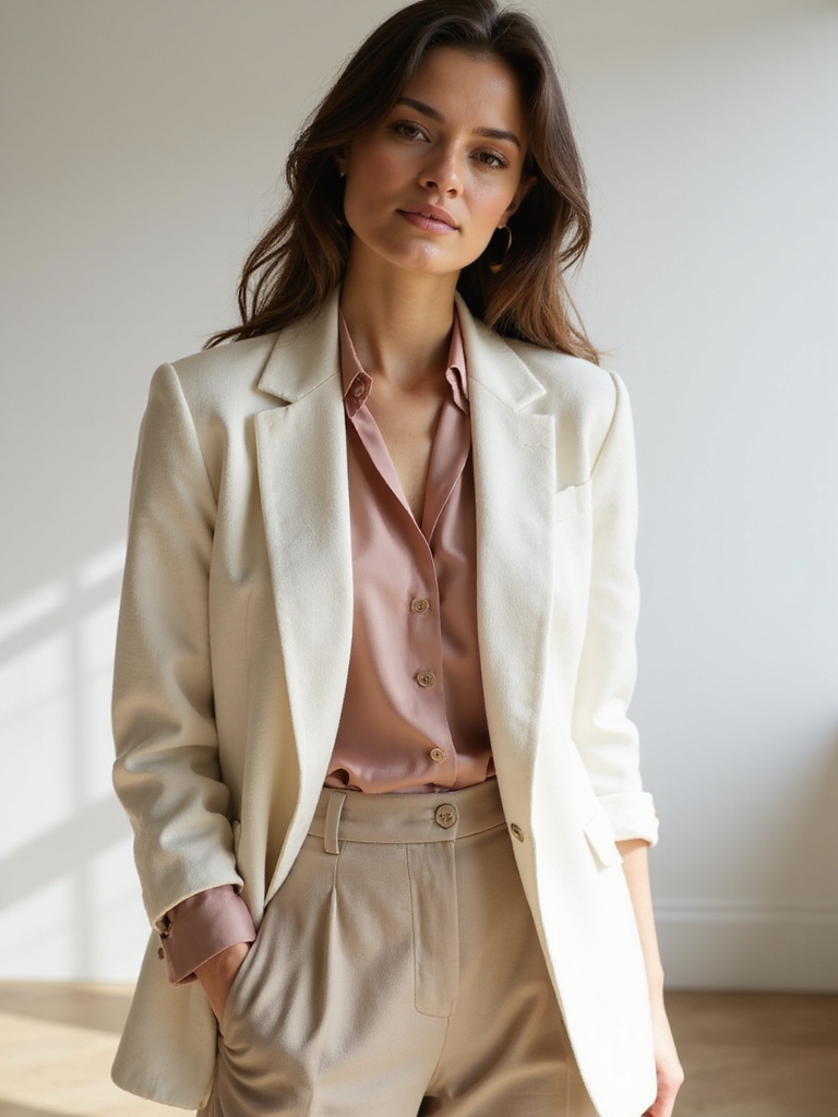 stylish summer office layering