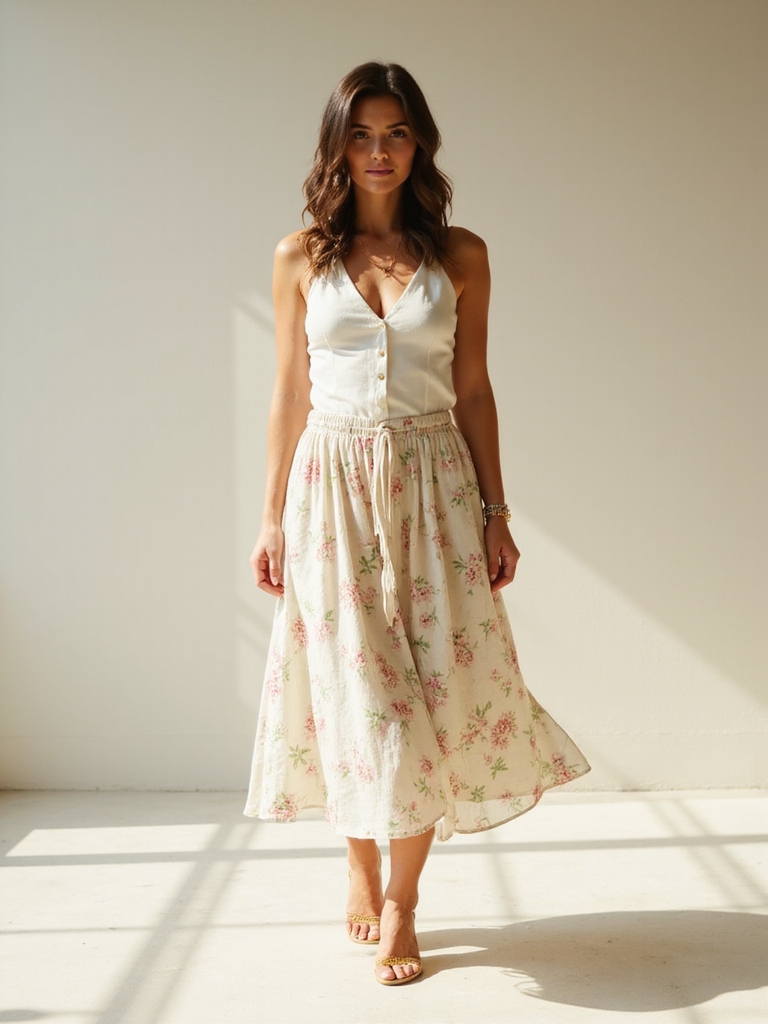 stylish summer skirt ensembles