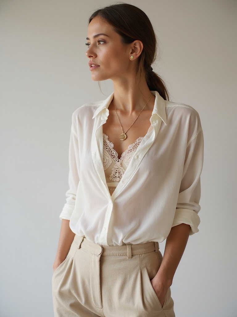 subtle allure through layering