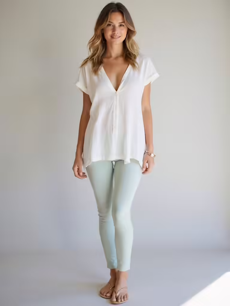 summer leggings outfit ideas