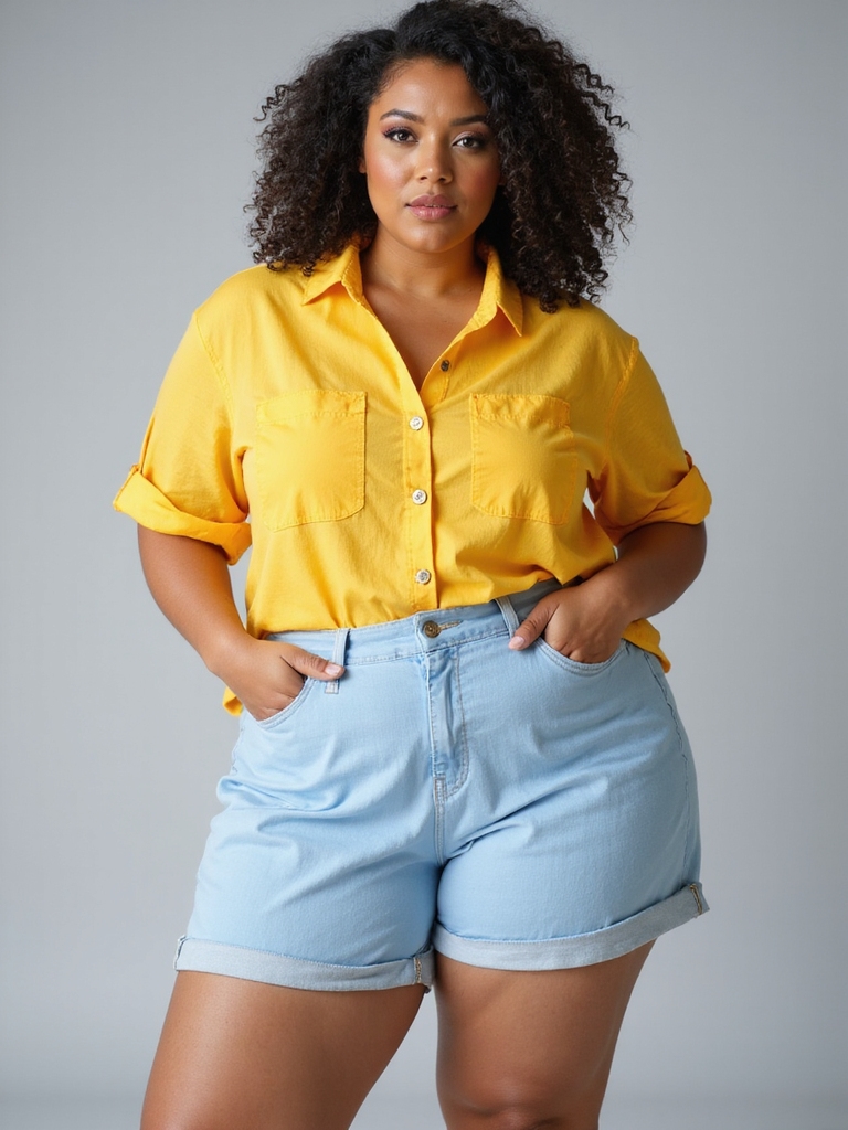 summer shorts for plus sizes