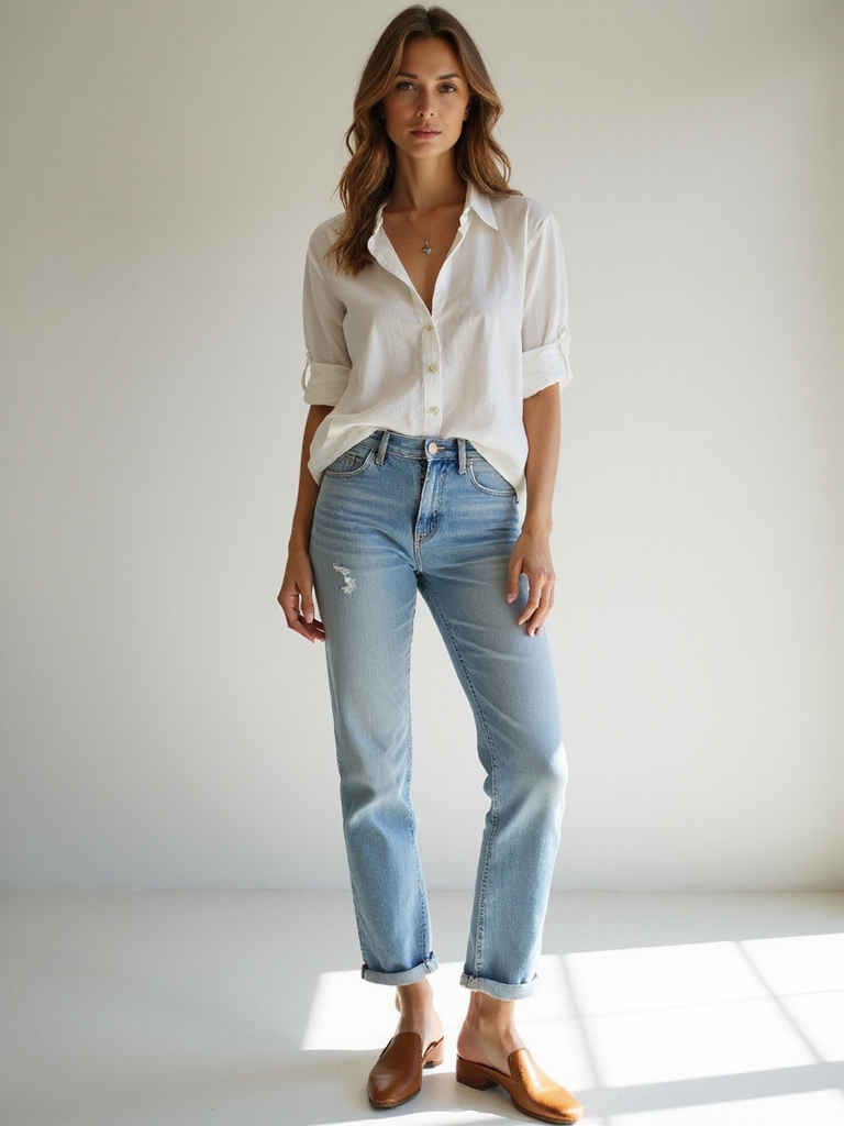 tailored dark stretch jeans