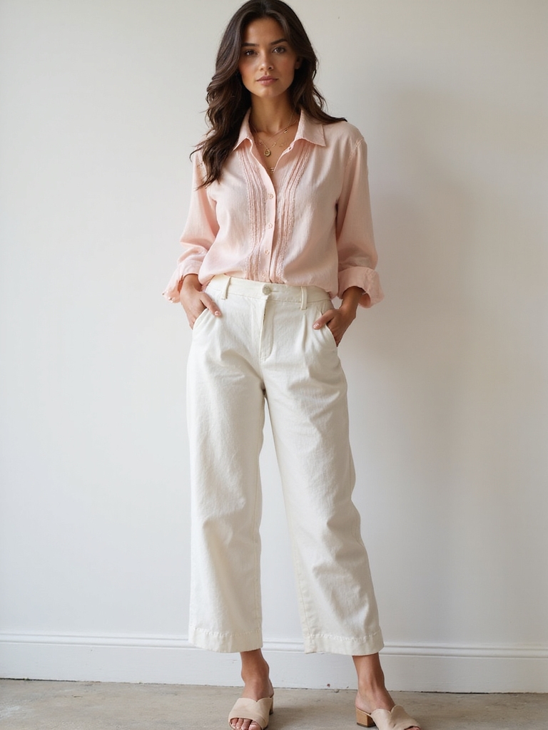 tailored linen pants styling