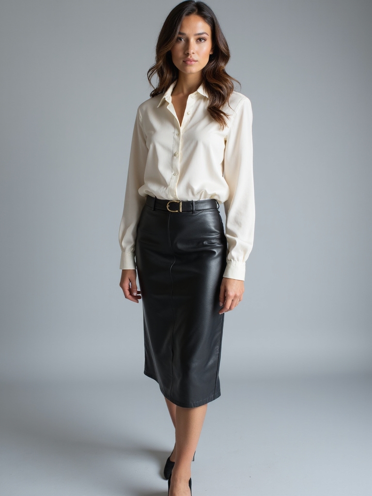 timeless black skirt ensembles