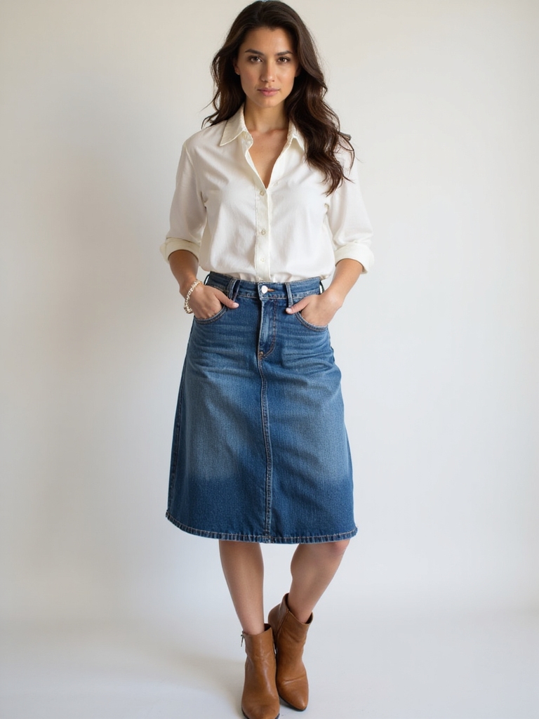 timeless blue jean versatility