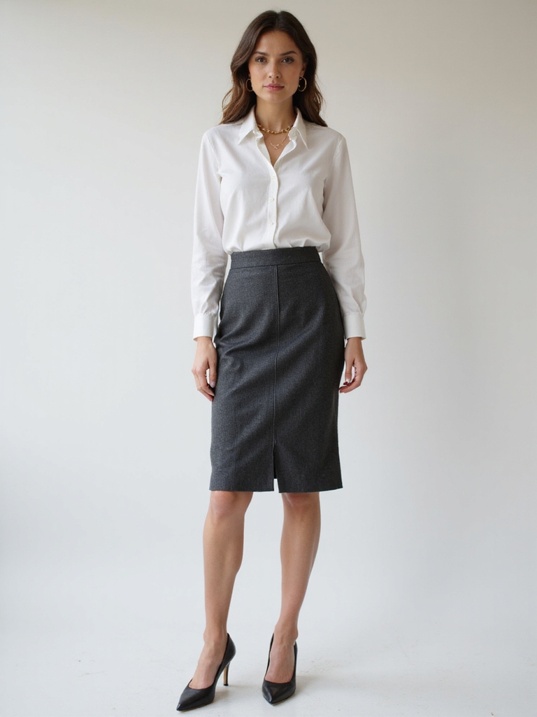 timeless chic pencil skirt