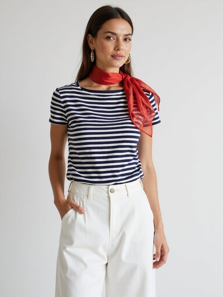 timeless nautical striped tops